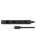 Microsoft Stacja dokująca Surface USB4 Dock 100W USB-C/HDMI/USB 3.2/TB4/RJ-45 czarna