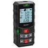 Qoltec Cyfrowy dalmierz laserowy z poziomicą | podświetlany LCD | 120m