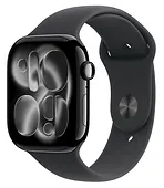 Apple Watch Series 11 GPS + Cellular, koperta 46 mm z tytanu w kolorze naturalnym, pasek sportowy w kolorze górskiej szarości - rozmiar M/L