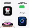 Apple Watch Series 11 GPS + Cellular, koperta 46 mm z tytanu w kolorze naturalnym, pasek sportowy w kolorze górskiej szarości - rozmiar M/L