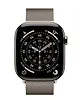 Apple Watch Series 11 GPS + Cellular koperta 46 mm z tytanu w kolorze naturalnym, bransoleta mediolańska w kolorze naturalnym - rozmiar M/L