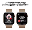 Apple Watch Series 11 GPS + Cellular, koperta 46 mm z tytanu w kolorze złotym, bransoleta mediolańska w kolorze złotym S/M