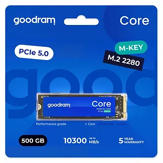 GOODRAM Dysk SSD Core  500GB      Gen5 2280 9300/6000MB/s