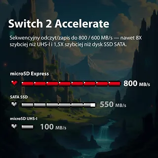 Patriot Karta microSDXC 1TB Express 800/600MB/s Nintendo Switch 2