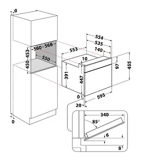 Whirlpool Kuchnia mikrofalowa WMW57DHMX