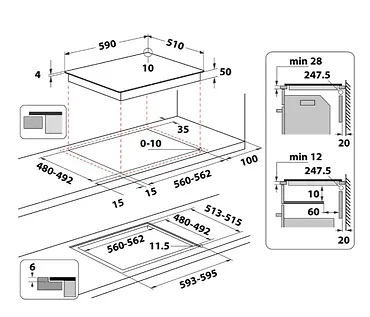 Whirlpool Płyta indukcyjna WLB6860NES