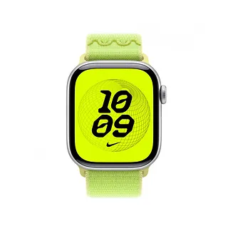 Apple Opaska sportowa Nike w kolorze promiennym zielonożółtym do koperty 42 mm