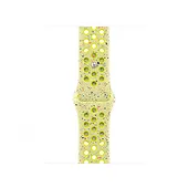 Apple Pasek sportowy Nike w kolorze promiennym zielonożółtym do koperty 42 mm - rozmiar S/M