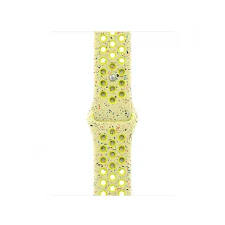 Apple Pasek sportowy Nike w kolorze promiennym zielonoż&oacute;łtym do koperty 42 mm - rozmiar S/M