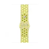 Apple Pasek sportowy Nike w kolorze promiennym zielonoż&oacute;łtym do koperty 46 mm - rozmiar S/M