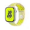 Apple Pasek sportowy Nike w kolorze promiennym zielonożółtym do koperty 46 mm - rozmiar M/L