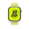 Apple Pasek sportowy Nike w kolorze promiennym zielonożółtym do koperty 46 mm - rozmiar M/L