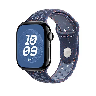 Apple Pasek sportowy Nike w kolorze Blue Ribbon do koperty 46 mm - rozmiar M/L