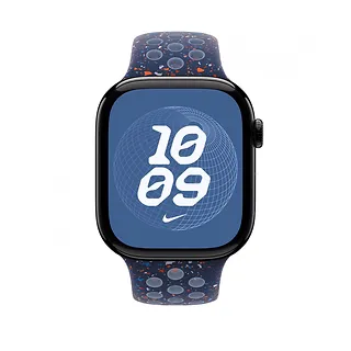 Apple Pasek sportowy Nike w kolorze Blue Ribbon do koperty 46 mm - rozmiar M/L