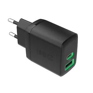Green Cell Ładowarka sieciowa 30W 1xUSB-C 1xUSB-A czarna