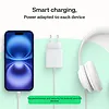 Green Cell Ładowarka sieciowa 30W 1xUSB-C 1xUSB-A biała