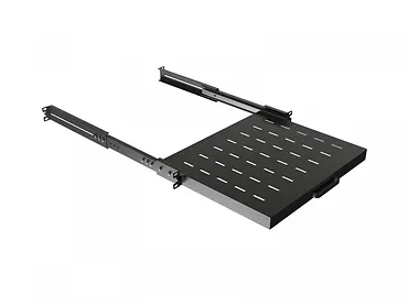 Lanberg P&oacute;łka wysuwana do szaf rack 19 cali  350mm czarna