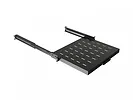 Lanberg P&oacute;łka wysuwana do szaf rack 19 cali  350mm czarna