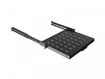 Lanberg P&oacute;łka wysuwana do szaf rack 19 cali  350mm czarna