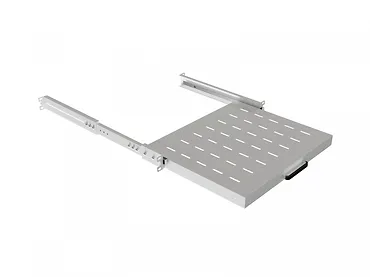 Lanberg P&oacute;łka wysuwana do szaf rack 19 cali 350mm szara