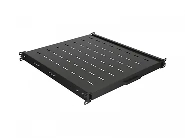 Lanberg Półka wysuwana do szaf rack 19 cali 500mm czarna