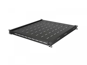 Lanberg Półka wysuwana do szaf rack 19 cali 500mm czarna