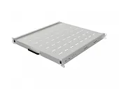 Lanberg Półka wysuwana do szaf rack 19 cali 500mm szara