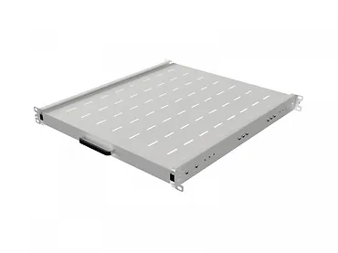 Lanberg Półka wysuwana do szaf rack 19 cali 500mm szara