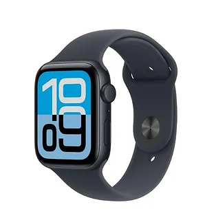 Apple Watch SE 3 GPS koperta 44 mm z aluminium w kolorze północy, pasek sportowy w kolorze północy - rozmiar M/L