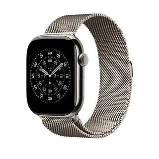 Apple Bransoleta mediolańska w kolorze naturalnym do koperty 46 mm - rozmiar M/L