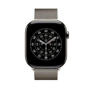 Apple Bransoleta mediolańska w kolorze naturalnym do koperty 46 mm - rozmiar M/L