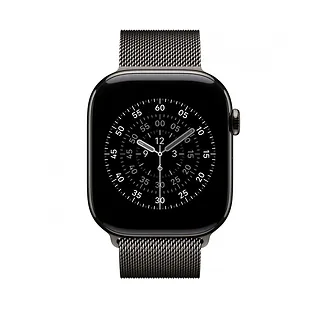 Apple Bransoleta mediolańska w kolorze łupku do koperty 46 mm - rozmiar M/L