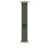 Apple Opaska Trail w kolorze zielonym/neonowej zieleni do koperty 49 mm - rozmiar M/L - elementy z tytanu w kolorze naturalnym