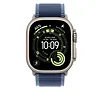 Apple Opaska Trail w kolorze niebieskim/jaskrawoniebieskim do koperty 49 mm - rozmiar M/L - elementy z tytanu w kolorze naturalnym