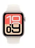 Apple Watch SE 3 GPS+Cellular koperta 40 mm z aluminium w kolorze księżycowej poświaty, pasek sportowy w kolorze księżycowej poświaty - rozmiar S/M
