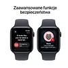 Apple Watch SE 3 GPS+Cellular koperta 44 mm z aluminium w kolorze północy, pasek sportowy w kolorze północy - rozmiar S/M