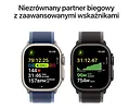Apple Watch Ultra 3 GPS + Cellular koperta 49 mm z tytanu w kolorze czarnym, opaska Trail w kolorze czarnym/węgla drzewnego - rozmiar M/L