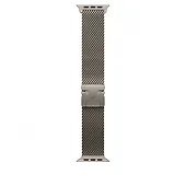 Apple Bransoleta mediolańska z tytanu w kolorze naturalnym do koperty 49 mm - rozmiar M