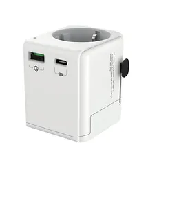 Gembird Adapter sieciowy uziemienie Uniwersalny  20W