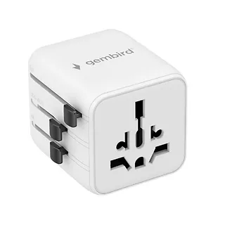 Gembird Adapter sieciowy Uniwersalny kostka