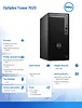 Dell Komputer OptiPlex Tower 7020 W11Pro i5-14500 vPro/16GB/1TB/Int/DVD RW/Wireless Kb & Mouse/300W/3YPS