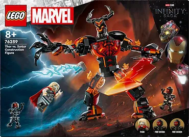 LEGO Klocki Super Heroes 76289 Thor kontra figurka konstrukcyjna Surtura