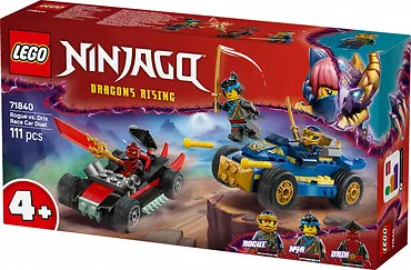 LEGO Klocki Ninjago 71840 Pojedynek wyścigowy Rogue kontra Drix