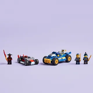 LEGO Klocki Ninjago 71840 Pojedynek wyścigowy Rogue kontra Drix