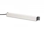 Digitus Listwa zasilająca PDU Rack 19" z zabezpieczeniem przeciążeniowym, 8 gniazd Schuko CEE 7/3 (45°), kabel 2m wtyk Unischuko, 16A, aluminiowa