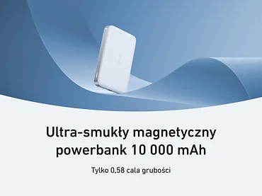 Anker Powerbank indukcyjny MagGo 10000mAh biały