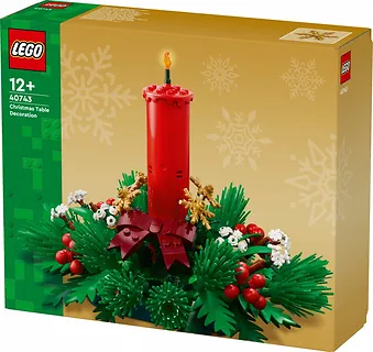 LEGO Klocki Iconic 40743 Świąteczna dekoracja stołu