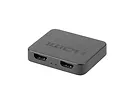 Lanberg Splitter video HDMI- 2x HDMI 4K + port USB-C czarny