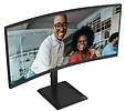 AOC Monitor CU34E4CV 34 cale 120Hz Curved VA HDMIx2 DP RJ45 HAS Głośniki