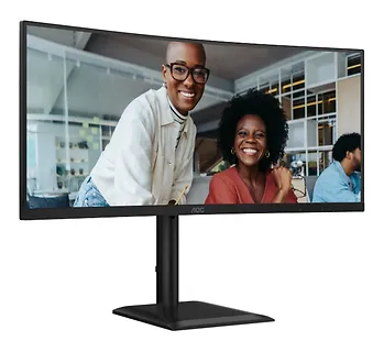 AOC Monitor CU34E4CV 34 cale 120Hz Curved VA HDMIx2 DP RJ45 HAS Głośniki